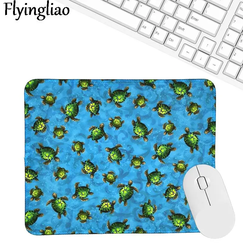 Sea Turtle Cute desk pad mouse pad laptop mouse pad keyboard desktop protector school office supplies