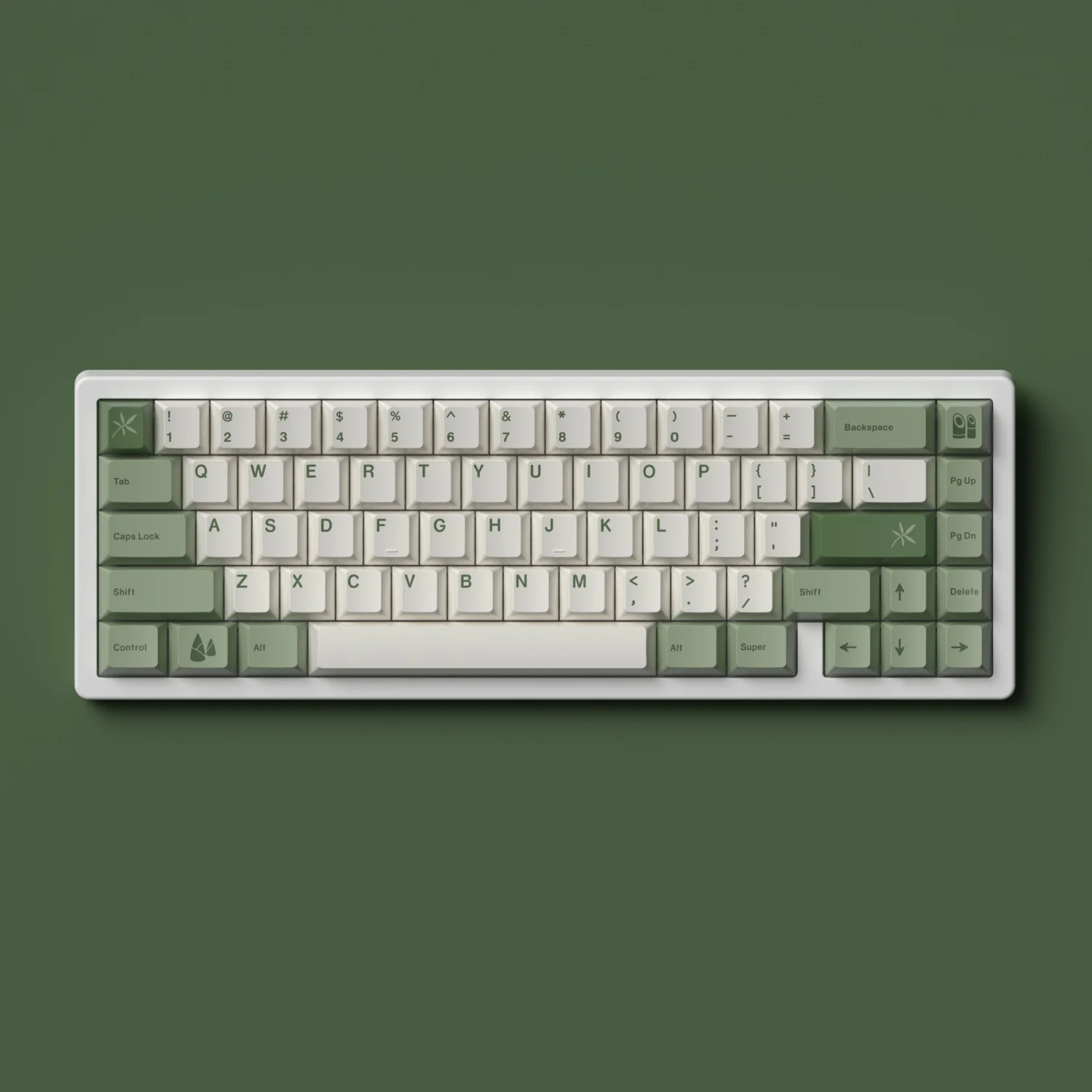 Perfil, Branco Quente Keycap para 61 64