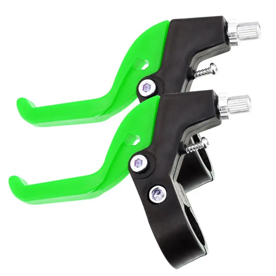 Paire De Leviers De Frein Universels Vélo, VTT, BMX, Route, Aluminium Noir