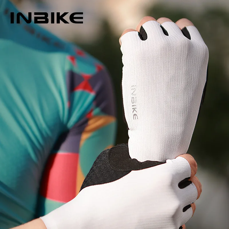 INBIKE Cycling Gloves Half Finger Road Bike Riding Gloves Shock Absorption MTB Professional Biker Gloves For Cycling Accessories 2