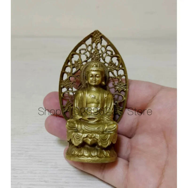 

Буддийская Античная бронзовая резная фотостатуя