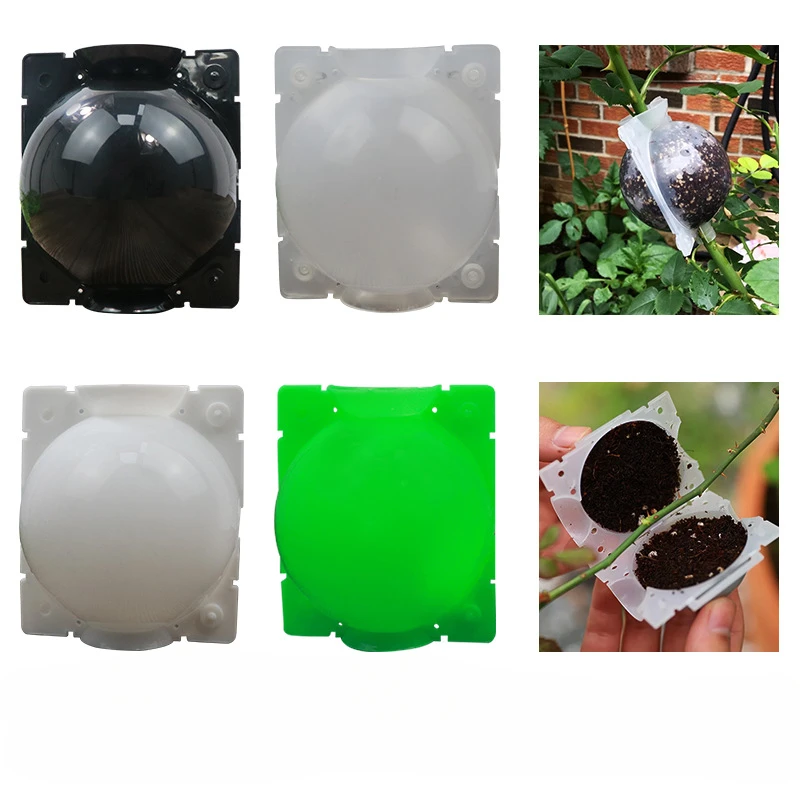5pcs/10pcs Plant Rooting Device Plant Rooting Growth Box Grafting Rooting Growth Box Gardening Grafting Tools Propagation Box