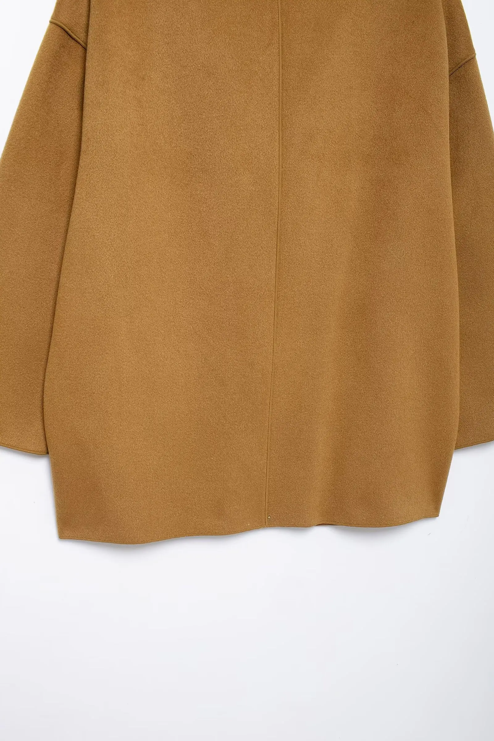 Women's Autumn Winter New Woolen Coat Female Turn-Down Collar Loose Long Sleeved Overcoat Lady Elegant Double-Sided Woolen Coat