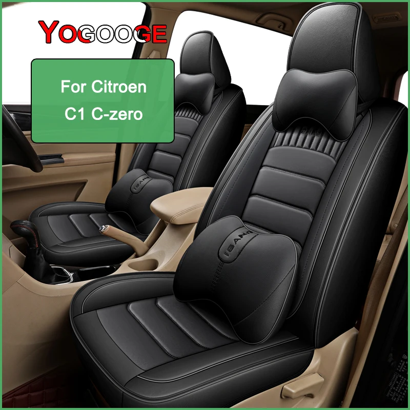 Yogooge Coprisedile Auto Per Citroen C1 C-Zero E-Mehari Ami Accessori Auto Interni (1 Sedile)