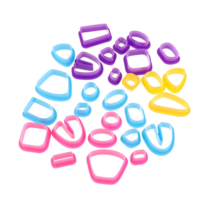 Polymer Clay Cutters Earring Making Supplies Crafts Jewelry Cutting Tools 18PCS/set polymer clay tools,clay sculpting tools,clay craft tool