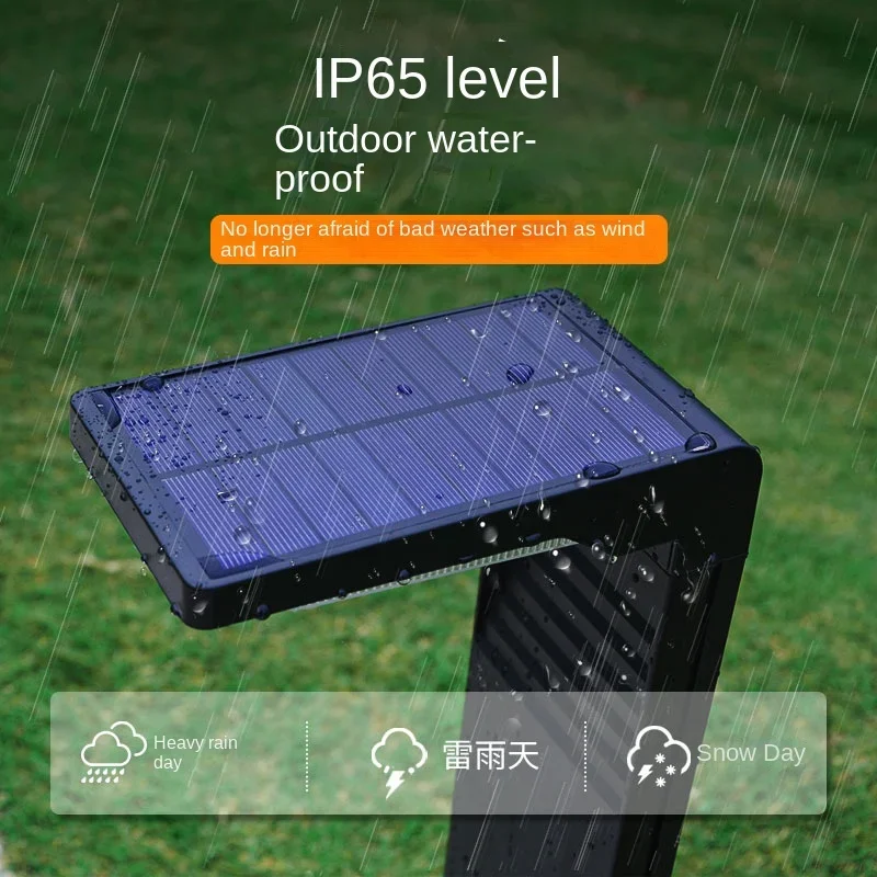 Solar Lawn Light Outdoor Waterproof Courtyard Garden Villa Landscape Decoration Road Lighting Automatic Lighting Plug-in Type