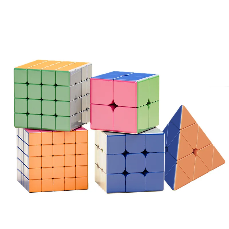 

2X2X2/3X3X3/4X4X4/5X5X5/pyramid Magic Cubes Morandi Macaron Color Puzzle Cube Frosted Early Childhood Education Puzzle Toys