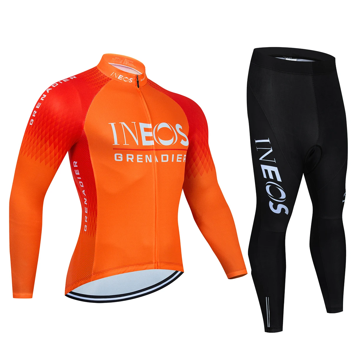 2024 Long Sleeve Cycling Clothing Set INEOS Bib Pants Ropa