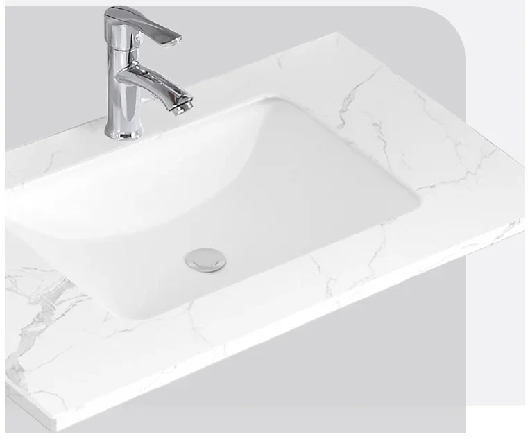 Modern Luxury Furniture Sink Mirror Vanity Bathroom Cabinet