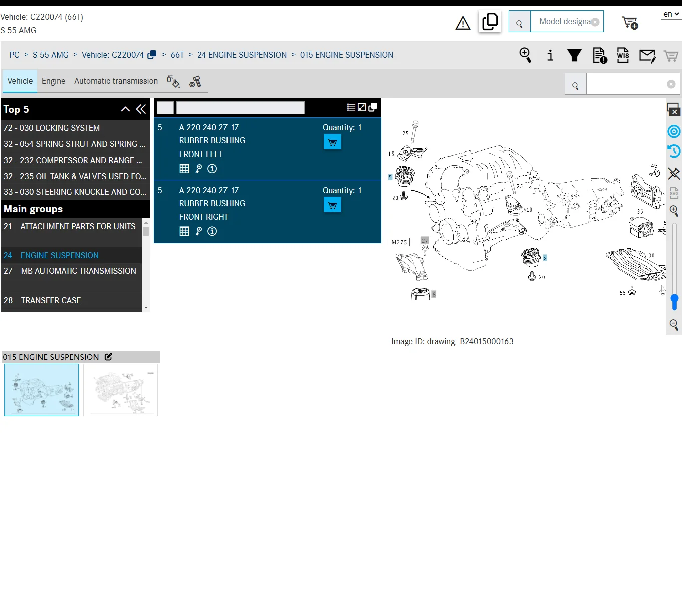 For Mercedes Benz A2202402717 A2202402517 W211 W215 W219 W230 SL55 E55 CL55 CLS55 S400 engine mount Rubber bearing auto parts 2