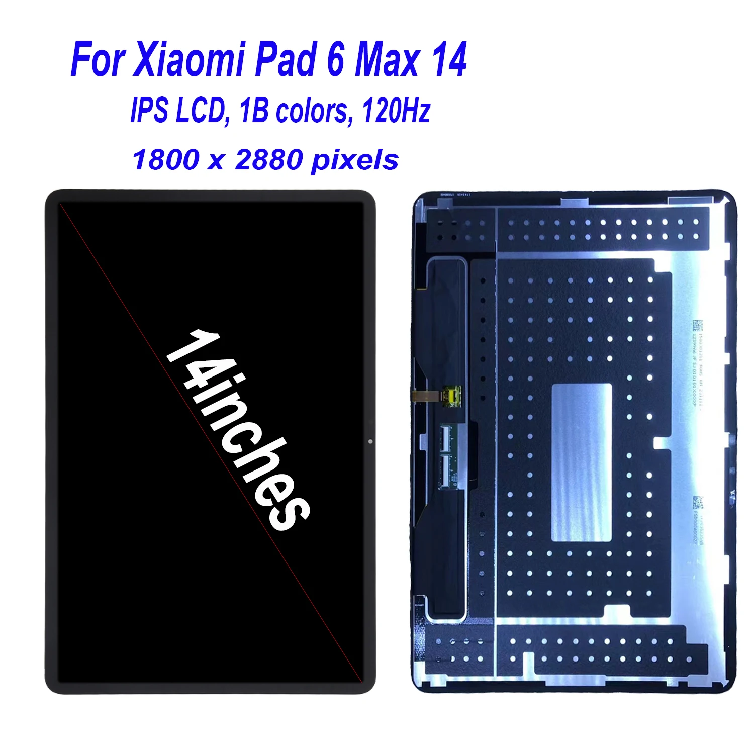 

ЖК-дисплей с сенсорным экраном и дигитайзером в сборе для Xiaomi Pad 6 Max 14