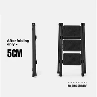 2-3-4 Step Ladder Lightweight Folding Step Stool Wide Anti-Slip Pedal 150kg load Household Office Portable Stepladder 6