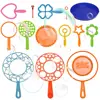 Hot Sale Kids Toys Children Bubble Wand Outdoor Fun Soap Bubbles Maker Blowing Bubble Tool Bubble Machine Blower Set 3