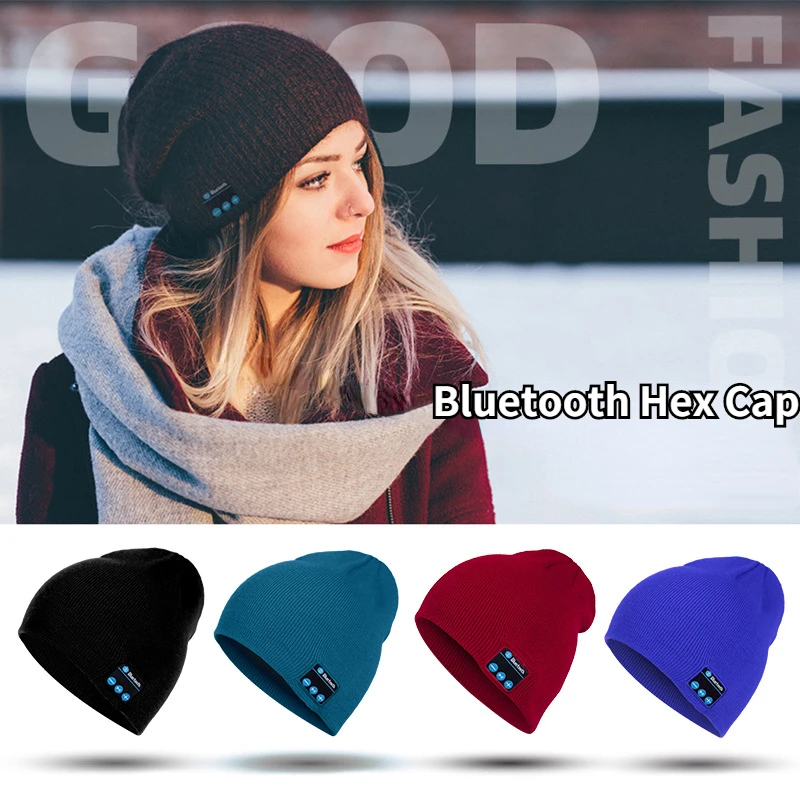 

Bluetooth музыкальная шапка новая модная вязаная шапка осень-зима для верховой езды теплая шапка с Bluetooth гарнитурой