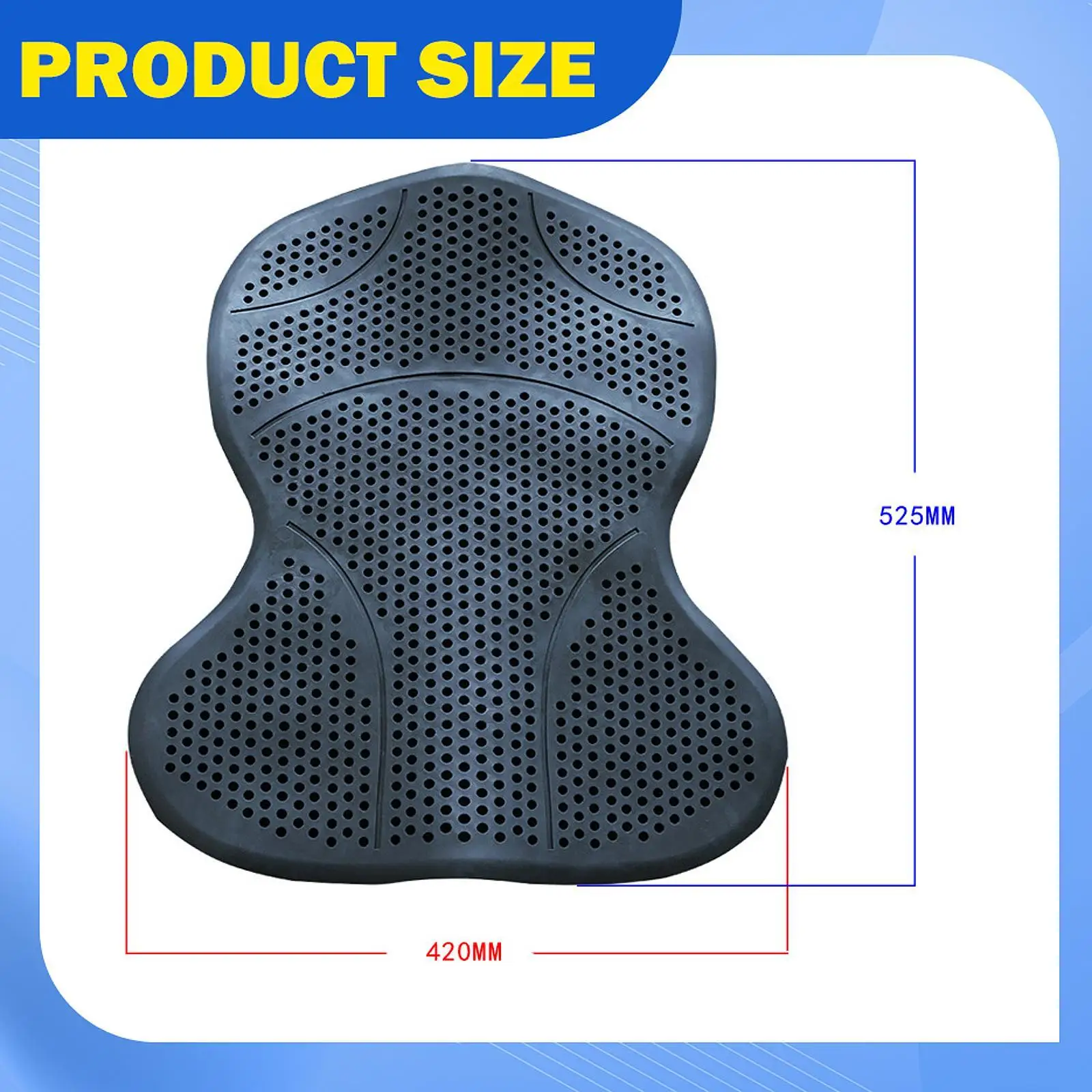 Bareback Pad Comfortable Non Slip Silicone Gel Saddle Pad Horse Saddle Pad Western/English Riding Saddle Pad for Back Breathable