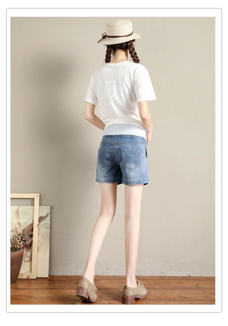 Maternity Shorts Summer Dress Maternity Jeans Wide Leg Pants Summer Thin Outer Wear Bottoming Pants Plus Size P06051 western maternity clothes