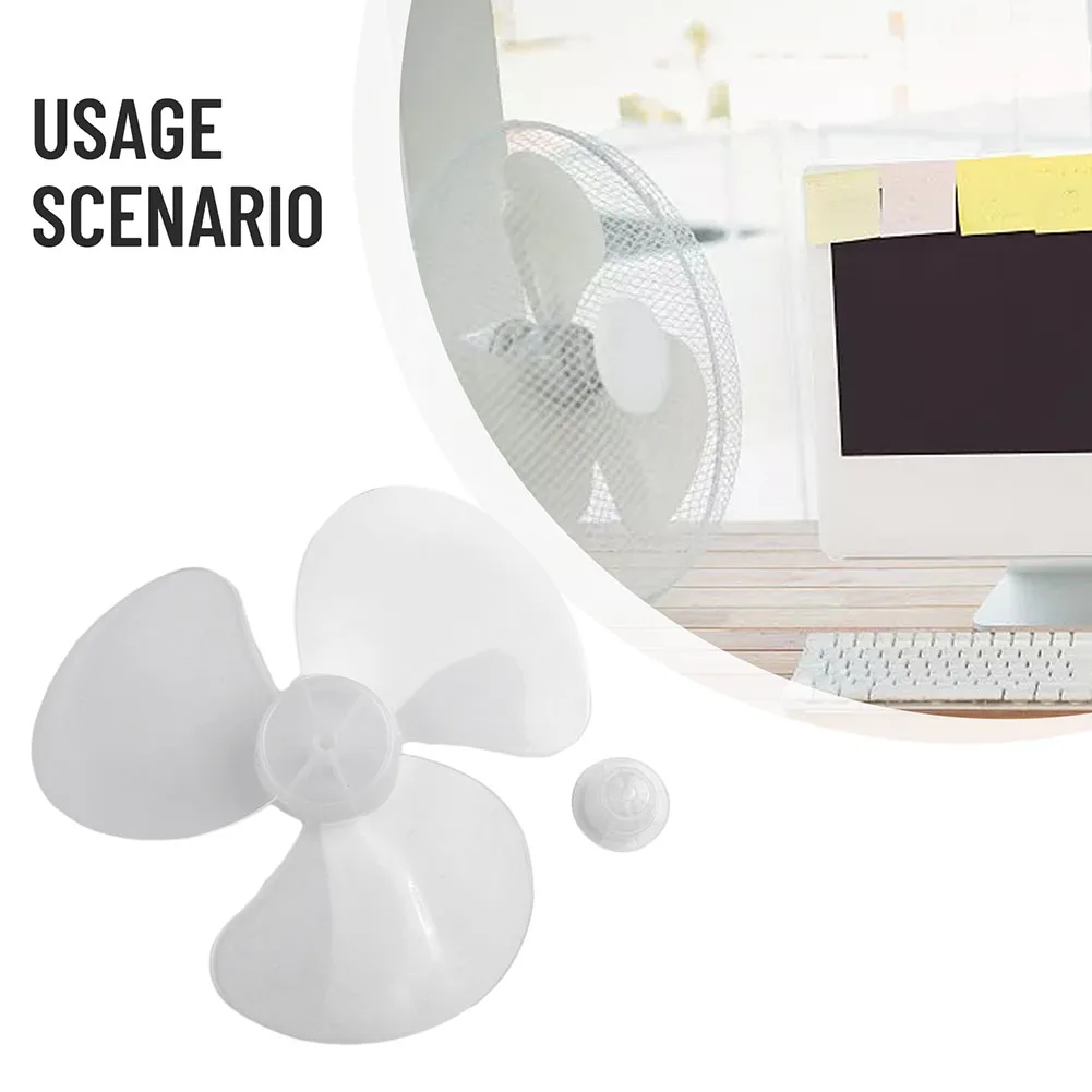 

1pcs 3-blade Fan Blade Household Plastic Fan Blade Three-blade Vertical Floor Fan Table Fan Universal Accessories 16 Inches