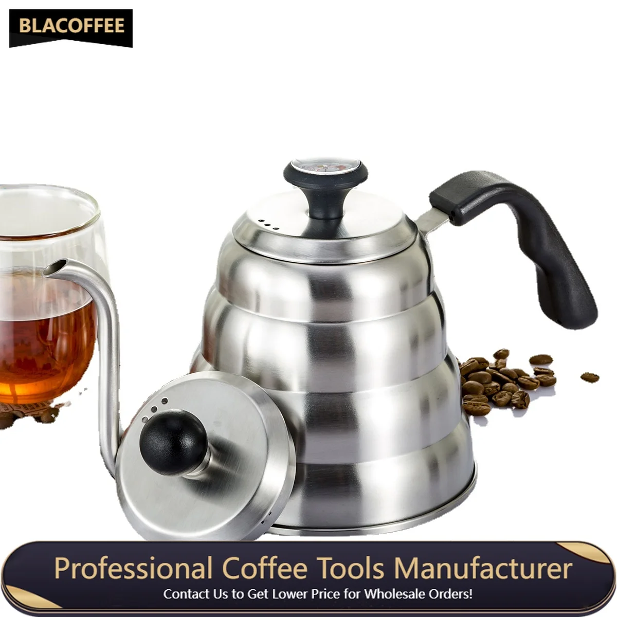 Gooseneck Drip Kettle with Temperature Display | EspressoWorks