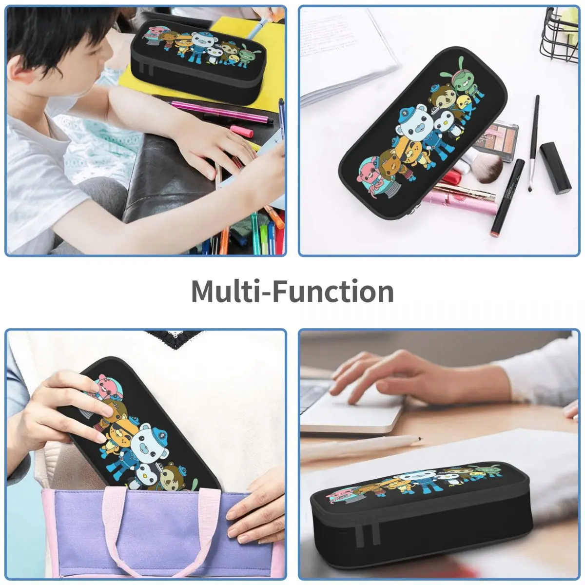 The Octonauts Pencil Cases Large Capacity Pen Bags Pen Box Pencil Pouch Boys Girls Students Stationery School Office