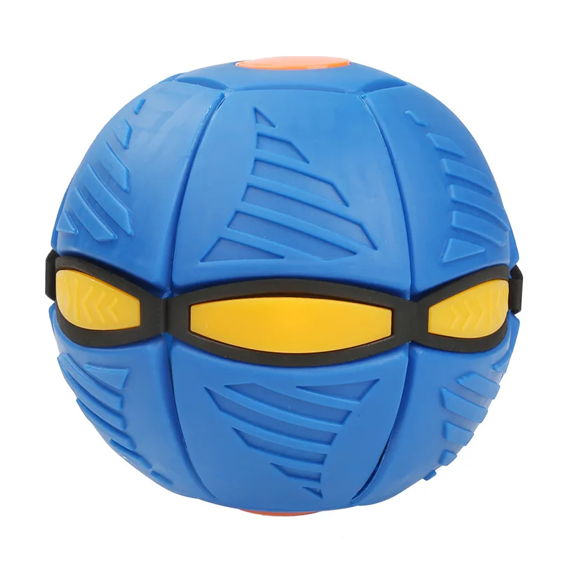 Flying UFO Flat Throw Disc Ball Without LED Light Magic Ball Toy Kid Outdoor Garden Beach Game Children's sports balls 6