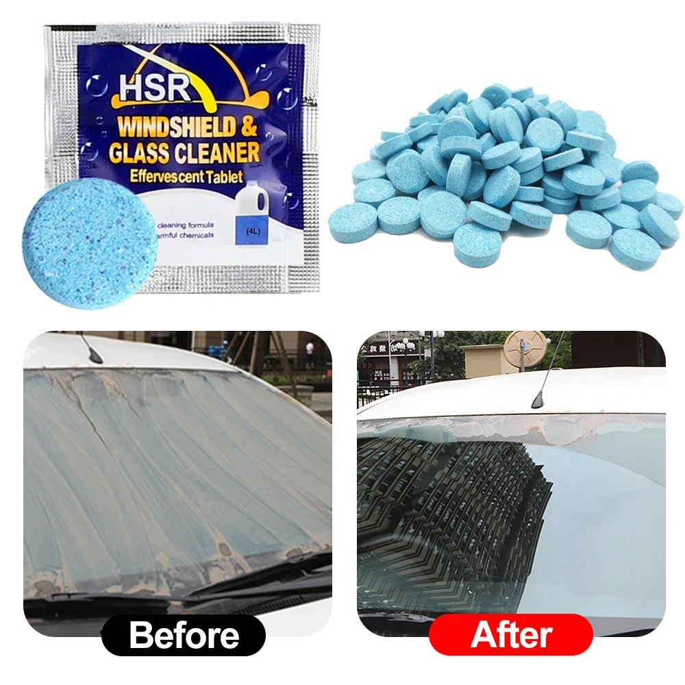 Car Windshield Cleaner Effervescent Tablets