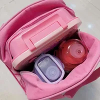 Sanrio Kuromi Cartoon Pattern PU Lunch Box Storage Bag,  Women Portable Large Capacity Bag, Suitable For Outdoor Camping Travel 6