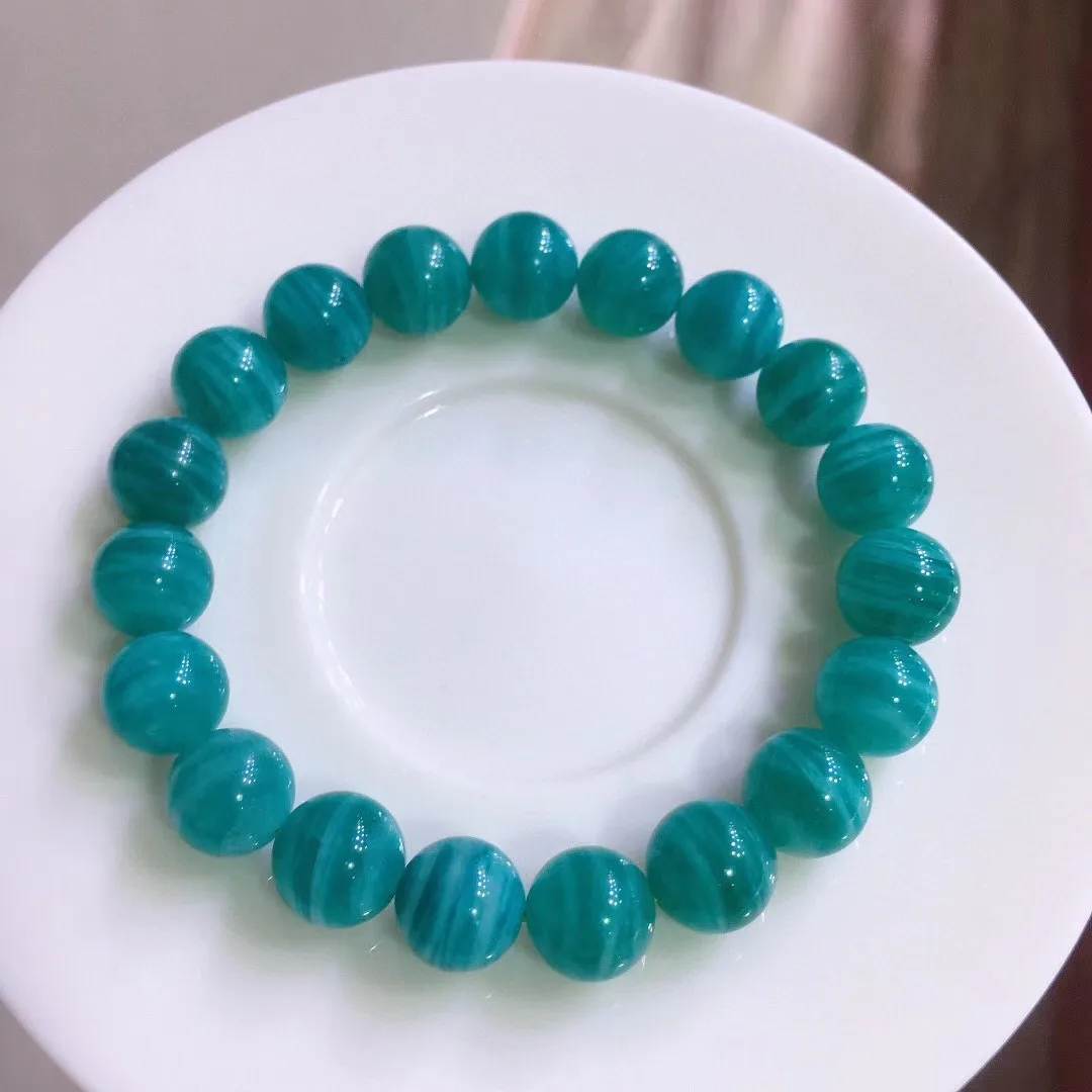 

10mm Natural Green Amazonite Bracelet Jewelry For Women Men Healing Crystal Gemstone Round Beads Energy Stone Strands AAAAA