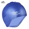 Swimming Cap Waterproof Non-repulsive Adult Men's and Women's Universal Large Hair Ear Protection Silicone Cap Wholesale 6