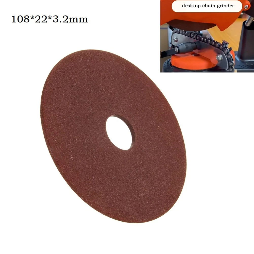 Electric Chainsaw Sharpener Diamond Grinding Wheel Edge Cutting And Polishing Chain Saw Power Tools Accessories 108x3.2x22mm