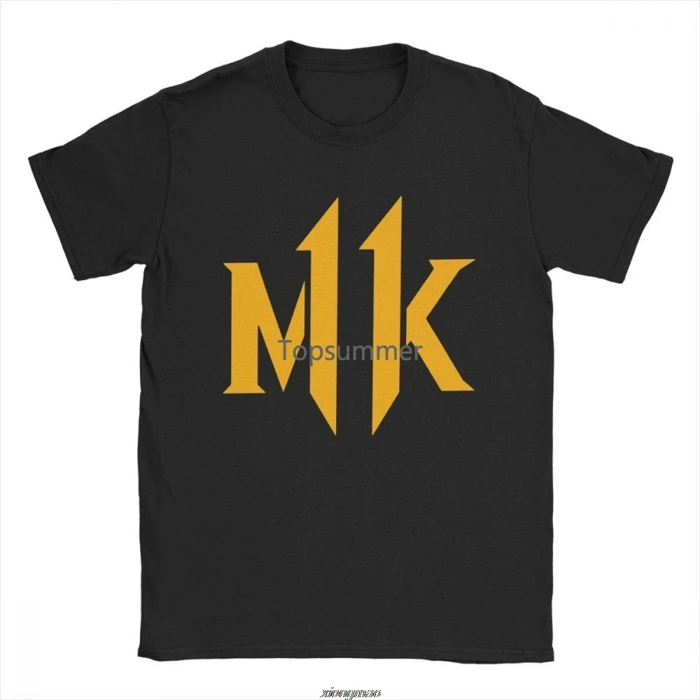

Men'S Mortal Kombat Logo T-Shirts Mk11 Popular Fighting Game T Shirt Clothing Casual Short Sleeve Tees Graphic