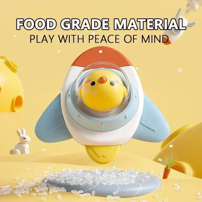 Baby Toys Suction Cup Spinner for Toddlers Bear Hand Montessori Spinner Sensory Toys Stress Relief Baby Games Rotating Rattles 3