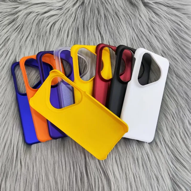 Slim Matte Hard Phone Case - Shockproof Solid Color Back Cover Shell