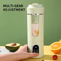 Presse-agrumes portable, mixeur multifonctionnel, machine à jus rechargeable par USB, idéale pour préparer des smoothies, des milkshakes et des jus de fruits 5