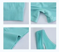 Women's Seamless Yoga Set Hollow Back Bra and Shorts