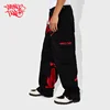 Minus Two Streetwear Y2k Harem Casual Pants Men Elastic Waist Black Multi Pocket Loose Cargo Pants For Men Women Sports Trousers 3