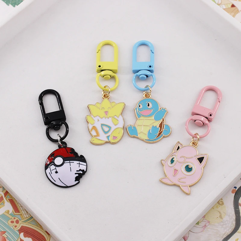 

1 шт. Аниме Покемон мультфильм брелок фигурка Пикачу чармандер Eevee Pokeball Kawaii автомобиль брелок Коллекционная модель игрушка подарок