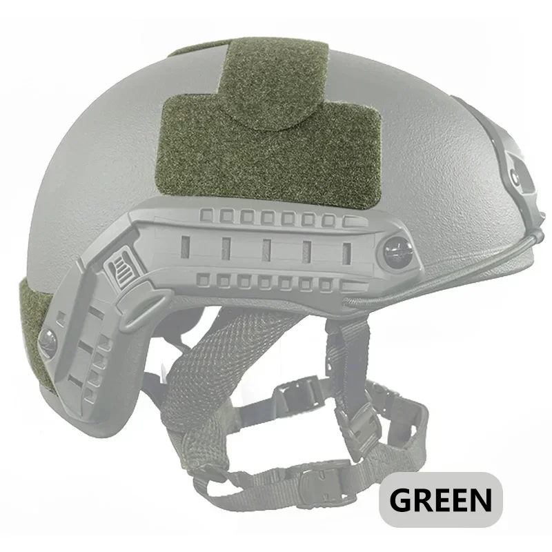 Patchs Autocollants Crochet & Boucle Pour Casque Tactique - Pour Personnalisation équipement, Sports Outdoor