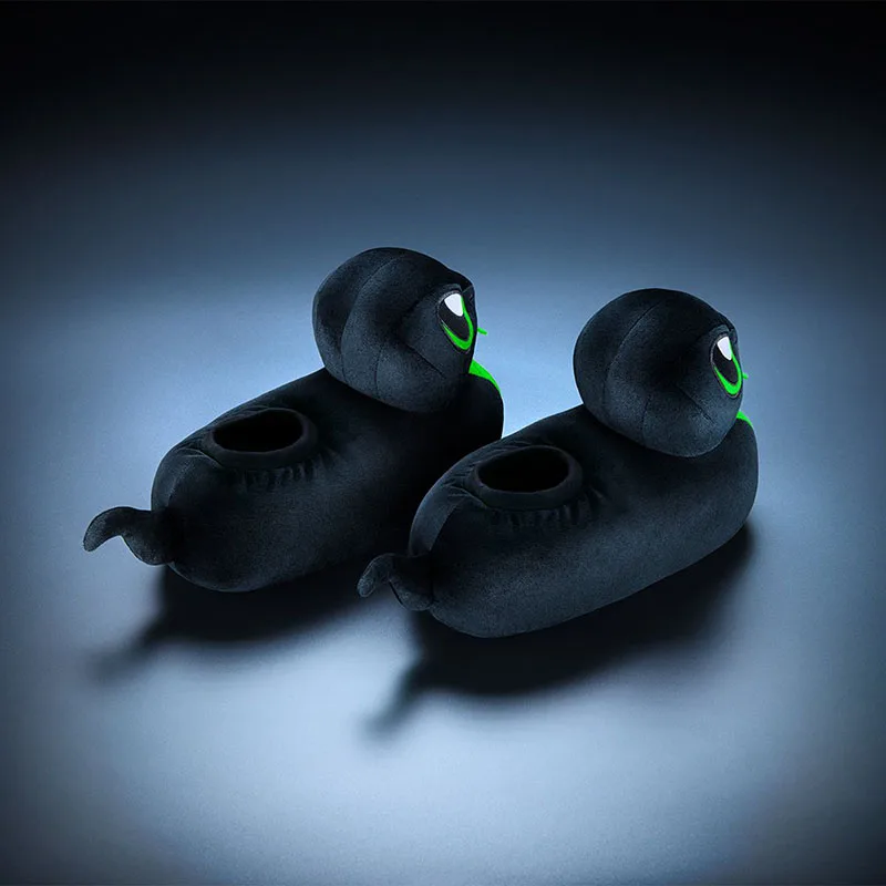 Razer Sneki Snek Chinelos de Pelúcia Interior Calçados Forro de Pelúcia Quente Sola Antiderrapante - Image 3