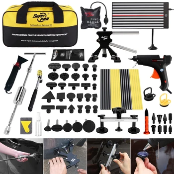Super PDR Professional Paintless Dent Removal Tool Car Dent Repair Kit Dent Puller Auto Body Dent Repair Tools