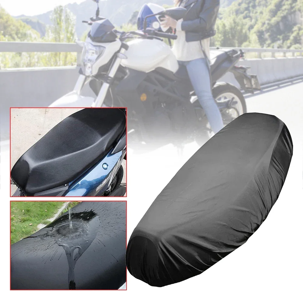Motorcycle Rain Seat Cover Sunscreen Motorcycle Seat Cover Rainproof Motorbike Scooter Cushion Seat Cover Motorcycle Accessories