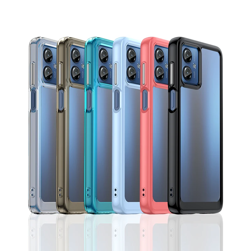 Per Motorola Moto G14 Custodia Di Lusso In Silicone Trasparente Paraurti Nuovo Tpu Trasparente Antiurto Motorola G14 G54 G84 Custodia Moto G14 Cover