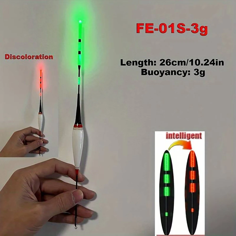 Angeln Smart Electronic Float Schwerkraftsensor Led 2g 5g 7g 10g Toller Auftrieb 2024 Pose Bobbers mit CR425 Batterie Leuchtstab – Detail 11