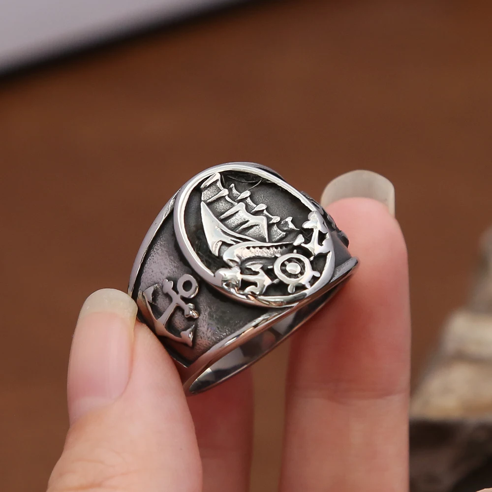 Chevalière Bague Pirate Des Caraibes Chevalière De Pirate Assassin Jolly  Roger, image size:1000x1000