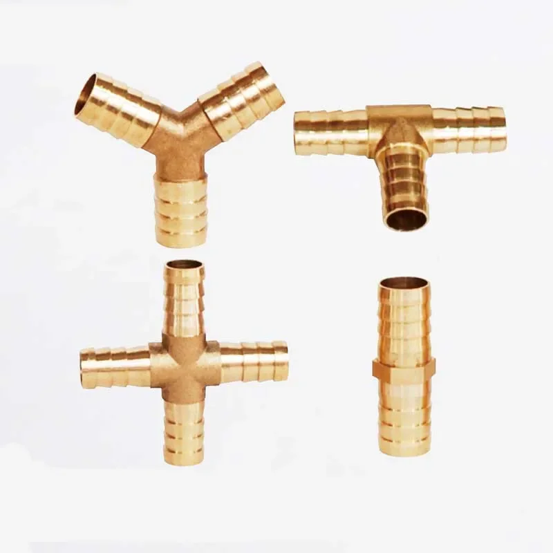 Brass Straight Hose Pipe Fitting Equal Barb 3mm-19mm Gas Copper Barbed Coupler Connector Adapter hose pipe fitting,pipe fitting,water faucet adapter,tee adapter,water pipe fitting