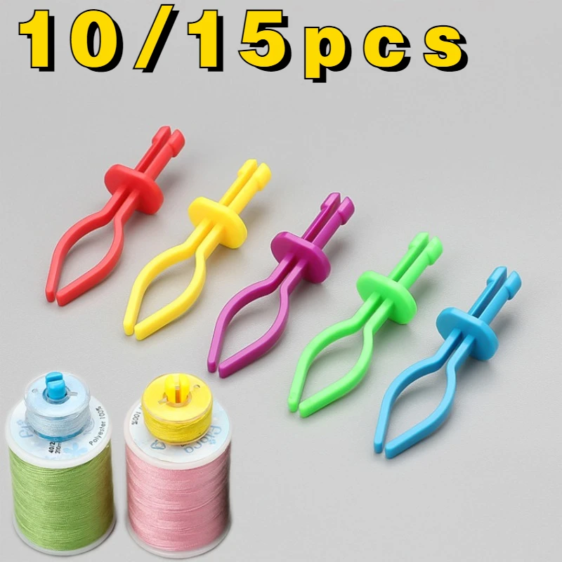 1510PcsNewBobbinThreadHoldersSewingBobbinsClipsforSewing