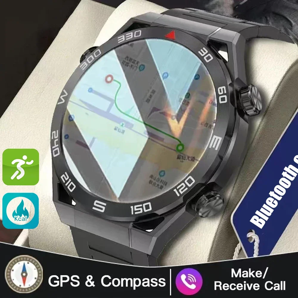 NFC 나침반 173 스포츠 모드 BT 통화 심박수 스마트워치, H13 PRO + 스마트 워치, 1GB ROM, 45mm OLED, 1.95 인치, 남녀공용 