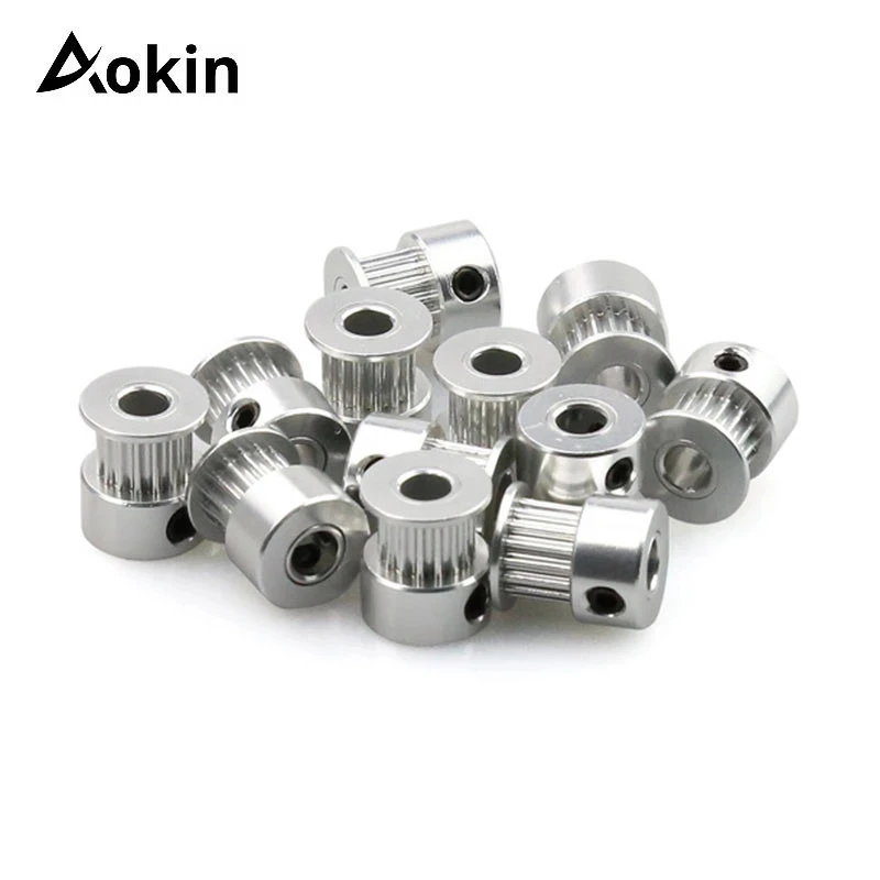 

3D Printer Parts GT2 Timing Pulley 16 Tooth 2GT 20 Teeth Aluminum Bore 5mm 8mm Synchronous Wheels Gear Part For Width 6mm 10mm