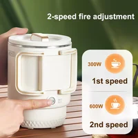 Nouveau 800ml petite bouilloire électrique Portable pliable 3 en 1 multifonctionnel voyage bouilloire électrique ménage cuiseur à riz marmite 3