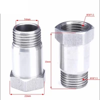 1PCS M18x1.5 O2 Oxygen Sensor Adapter 35mm Stainless Steel Connector Test Pipe Extension Adapter Universal Car Accessories 1