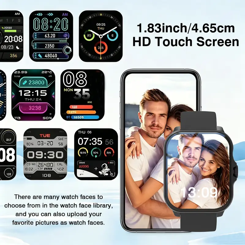 2026 New Smartwatch,Wireless Calling,Multiple Sports Modes,Sedentary Reminder, Calculator,Full Touch HD Screen,Custom Dial Wallpaper,For Android & Ios, Ideal As A Gift - Image 6